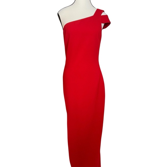 Revolve Likely Maxson One Shoulder Gown Scarlett Red Women’s Sz 10 Formal NWT